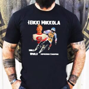 Heikki Mikkola 500cc World Motocross Champion Shirt