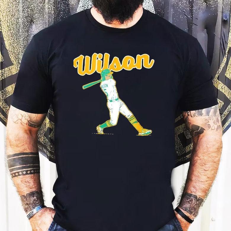 Jacob Wilson Oakland Athletics Baseball Shirt Jacob Wilson Oakland Athletics Baseball Shirt