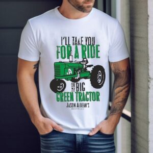 Jason Aldean I’ll Take You For A Ride On My Nashville Kids Big Green Tractor Shirt
