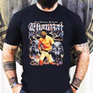 Khamzat Chimaev Born In War Full Violence Wolfs Shirt