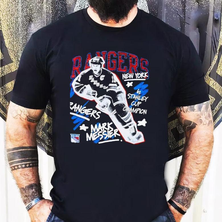 Mark Messier New York Rangers Hockey 6x Stanley Cup Champion Shirt Mark Messier New York Rangers Hockey 6x Stanley Cup Champion Shirt