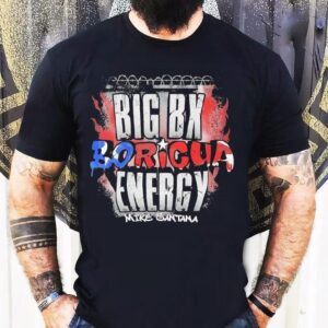 Mike Santana Big Boricua Energy Vintage Tshirt