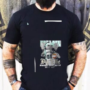 New York Liberty Slam Big Ellie Runs The City Mascot Shirt