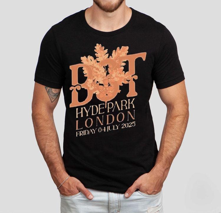 Noah Kahan Tour London At Bst Hyde Park 07.04.2025 Shirt Noah Kahan Tour London At Bst Hyde Park 07.04.2025 Shirt