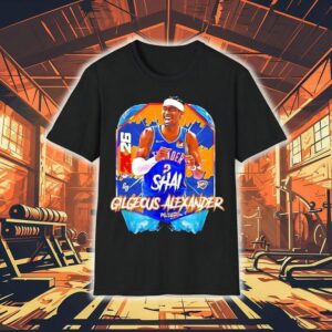 Oklahoma City Thunder Basketball Shai Gilgeous Alexander 2k26 Shirt