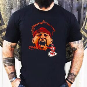 Patrick Mahomes Bigface Kansas City Chiefs Football Signature Shirt