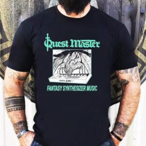 Quest Master Fantasy Synthesizer Music Draconic Oscillations Shirt
