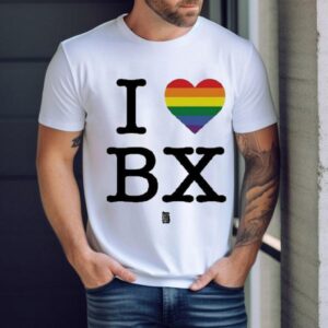 Regan Aliyah Wearing I Love Bx Pride Shirt