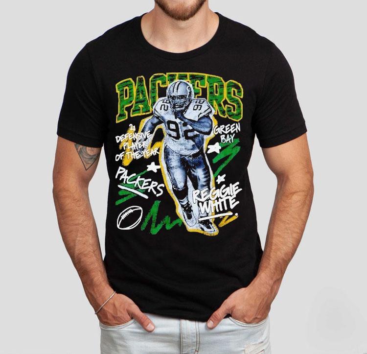 Reggie White Green Bay Packers Football 2x Defensive Player Of The Year Shirt Reggie White Green Bay Packers Football 2x Defensive Player Of The Year Shirt