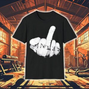 Ritchie Bruiser Support To Fight Cancer Middle Finger Shirt