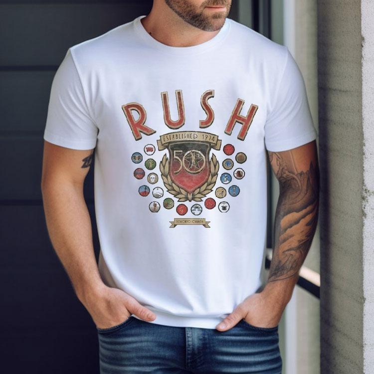 Rush Motifs Toronto Canada Est 1974 Shirt Rush Motifs Toronto Canada Est 1974 Shirt