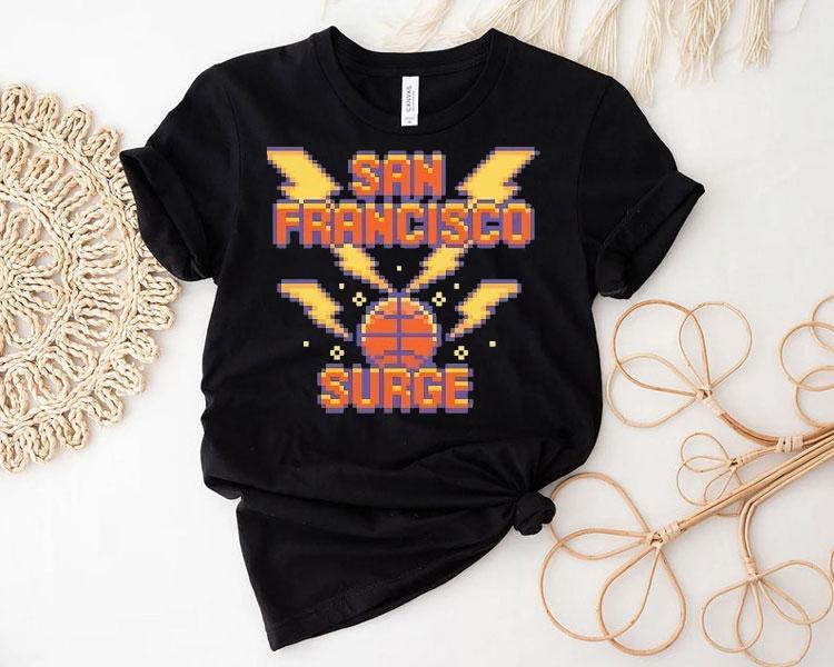 San Francisco Surge Basketball Pixel Shirt San Francisco Surge Basketball Pixel Shirt