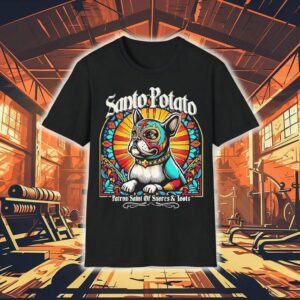 Santo Potato Patron Saint Of Snores And Roots Shirt