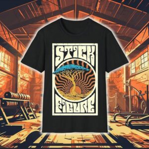 Stick Figure Sunrise Tree Shirt