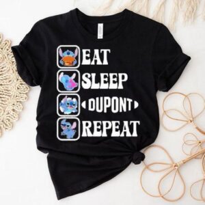 Stitch Eat Sleep Dupont Repeat Shirt