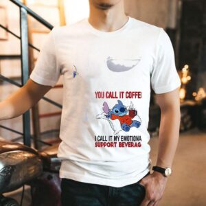 Stitch You Call It Coffee I Call It My Emotional Support Beverage Shirt