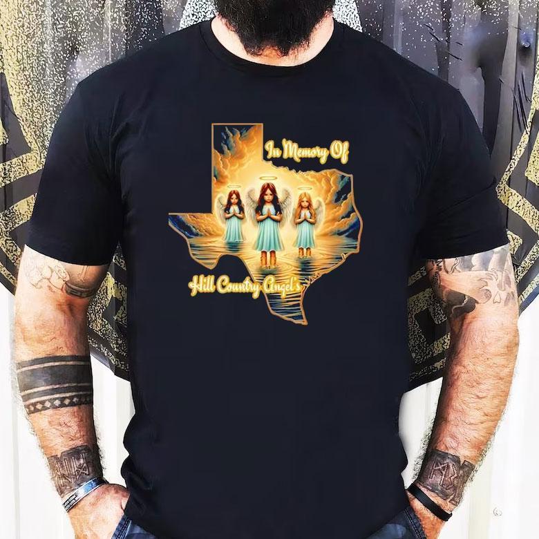 Texas Flooding Print Casual Shirt Texas Flooding Print Casual Shirt