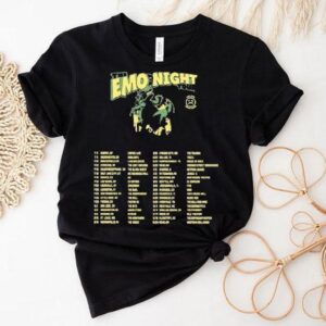 The Emo Night Tour 2025 Dates July Godzilla Shirt