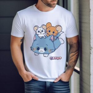 Tom Jerry Gokko Trio Rats Cat Shirt