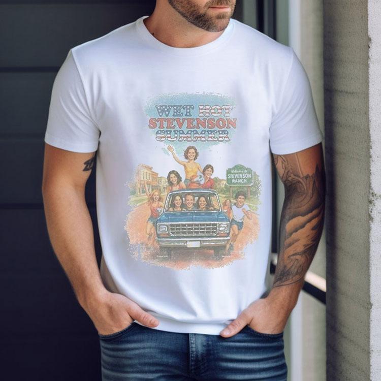 Wet Hot Stevenson Ranch Summer Cartoon Shirt Wet Hot Stevenson Ranch Summer Cartoon Shirt