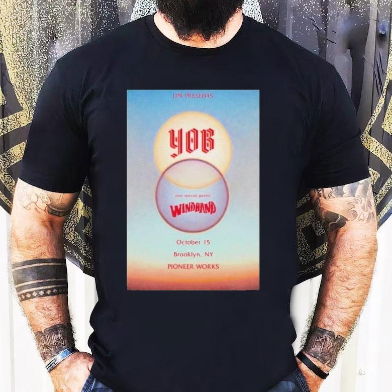 Windhand Brooklyn October 15 2025 Tour Shirt Windhand Brooklyn October 15 2025 Tour Shirt