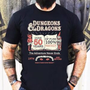 Wizard Of Barge Dungeons And Dragons 50 Years Of Fantasy The Adventure Never Ends 1974 And Beyond Shirt