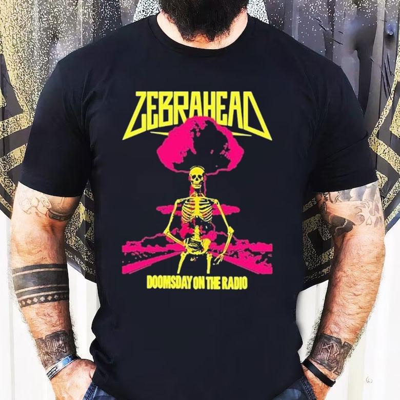 Zebrahead Doomsday On The Radio Skeleton Tour 2024 Shirt Zebrahead Doomsday On The Radio Skeleton Tour 2024 Shirt
