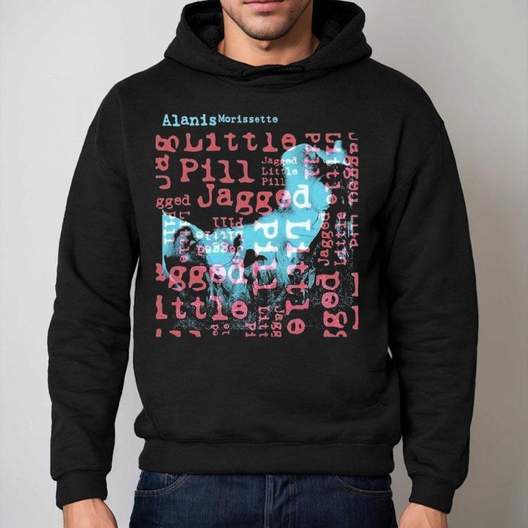 Alanis Morissette Jagged Little Pill Portrait Text Shirt Alanis Morissette Jagged Little Pill Portrait Text Shirt