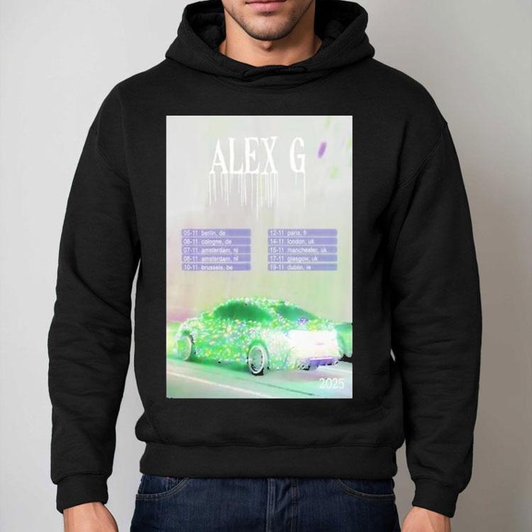 Alex G Uk And Eu Tour 2025 Dates Shirt Alex G Uk And Eu Tour 2025 Dates Shirt