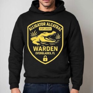 Alligator Alcatraz Warden Everglades Fl Est Gator Hoodie