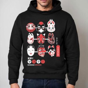 Bandage Brigade Matsuri Masks Hoodie