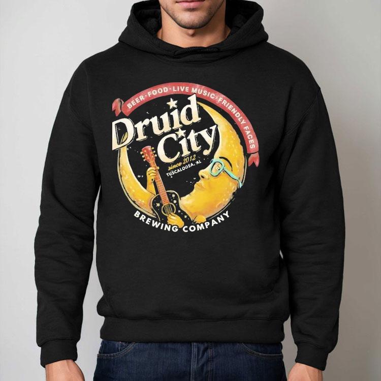 Beer Food Live Music Friendly Facis Druid City Shirt Beer Food Live Music Friendly Facis Druid City Shirt