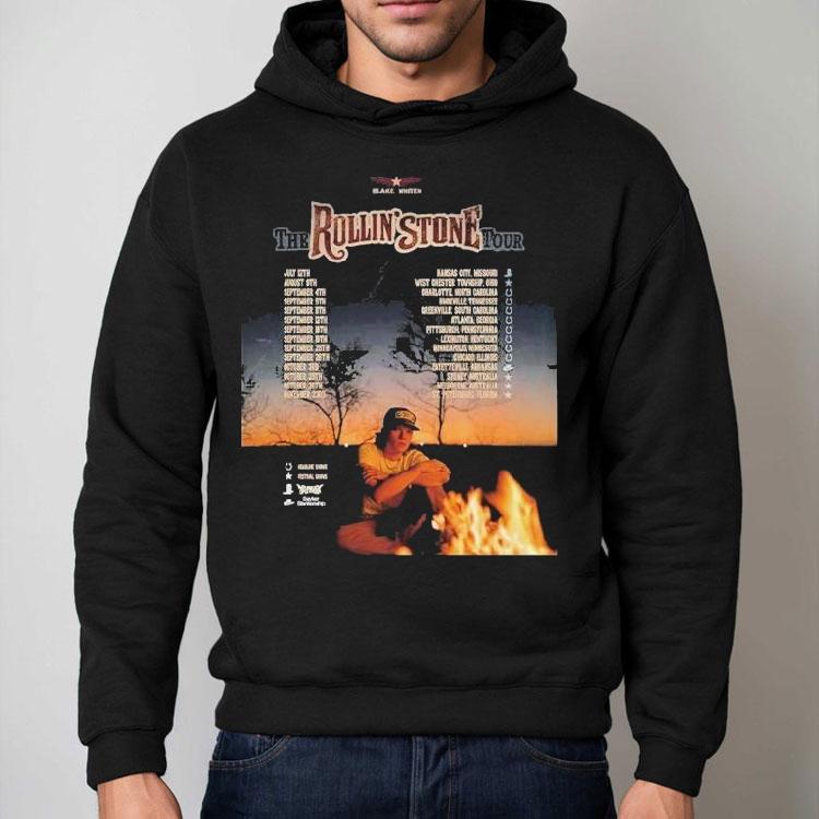 Blake Whiten The Rollin’ Stone Tour 2025 Dates Shirt Blake Whiten The Rollin’ Stone Tour 2025 Dates Shirt