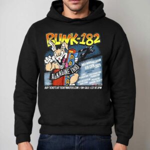 Blink-182 Alkaline Trio February 13 2025 Hollywood, Ca Shirt 2 Blink Alkaline Trio February Hollywood Ca Hoodie