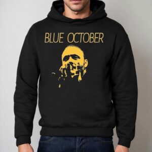Blue October Midnight Foil Shirt 2 Blue October Midnight Foil Hoodie