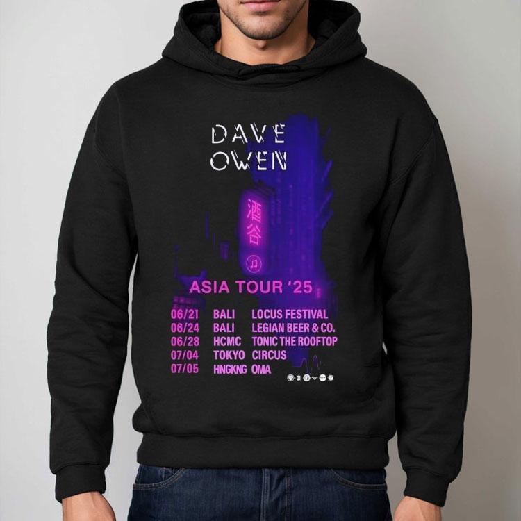 Dave Owen Asia Tour 2025 Tokyo Circus July 4 Shirt Dave Owen Asia Tour 2025 Tokyo Circus July 4 Shirt