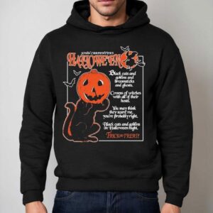 Halloween Black Cats And Goblins Hoodie