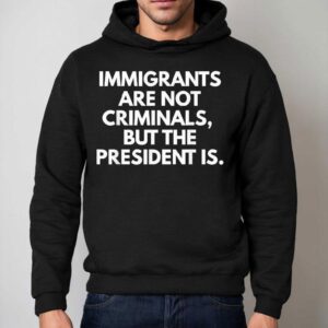 Immigrants Are Not Criminals But The President Is Hoodie