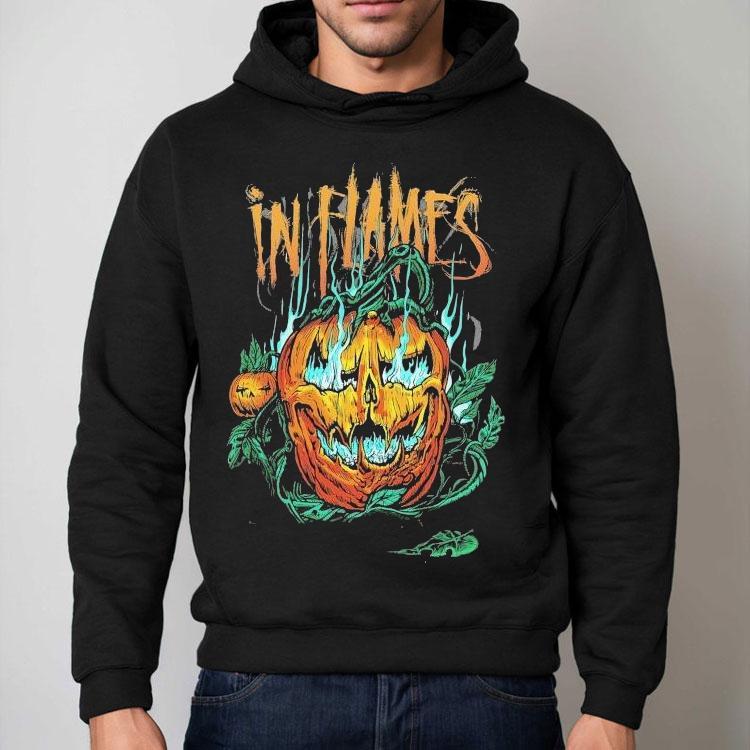 In Flames Hell Pumpkin Shirt In Flames Hell Pumpkin Shirt