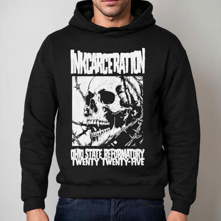 Inkcarceration Festival Barbed Skull Mineral For Mansfield Ohio On July 18th-20th Americas Rock And Metal Tattoo 2025 Shirt Inkcarceration Festival Barbed Skull Mineral For Mansfield Ohio On July 18th-20th Americas Rock And Metal Tattoo 2025 Shirt