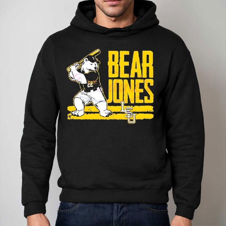 Jared Jones Bear Lsu Baseball Mascot Shirt Jared Jones Bear Lsu Baseball Mascot Shirt