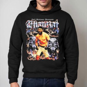 Khamzat Chimaev Born In War Full Violence Wolfs Hoodie