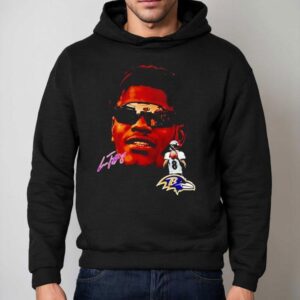 Lamar Jackson Big Face Baltimore Ravens Football Signature Shirt 2 Lamar Jackson Big Face Baltimore Ravens Football Signature Hoodie