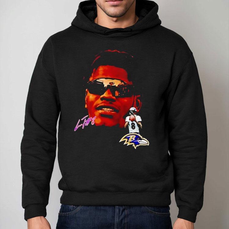 Lamar Jackson Big Face Baltimore Ravens Football Signature Shirt Lamar Jackson Big Face Baltimore Ravens Football Signature Shirt