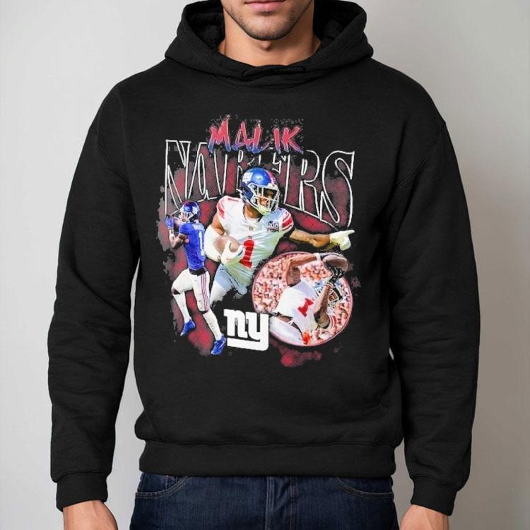 Malik Nabers New York Giants Notorious Player Shirt Malik Nabers New York Giants Notorious Player Shirt