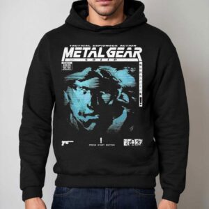 Metal Gear Solid 4 Guns Of The Patriots Tactical Espionage Action Press Start Button Shirt 2 Metal Gear Solid Guns Of The Patriots Tactical Espionage Action Press Start Button Hoodie