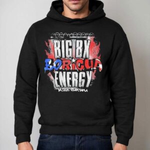 Mike Santana Big Boricua Energy Vintage Hoodie