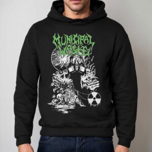 Municipal Waste Biotech Gasmask Hoodie