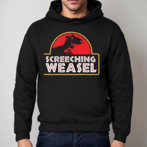 Screeching Weasel Jurassic Weasel Style Jurassic Park Hoodie