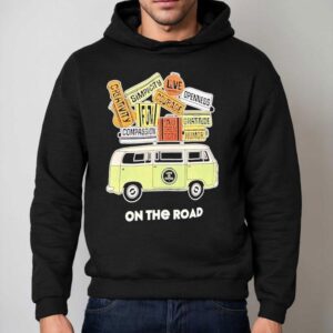 Simplicity Love Courage Openness Creativity Compassion Au Then Ticity Humor Gratitude On The Road Hoodie